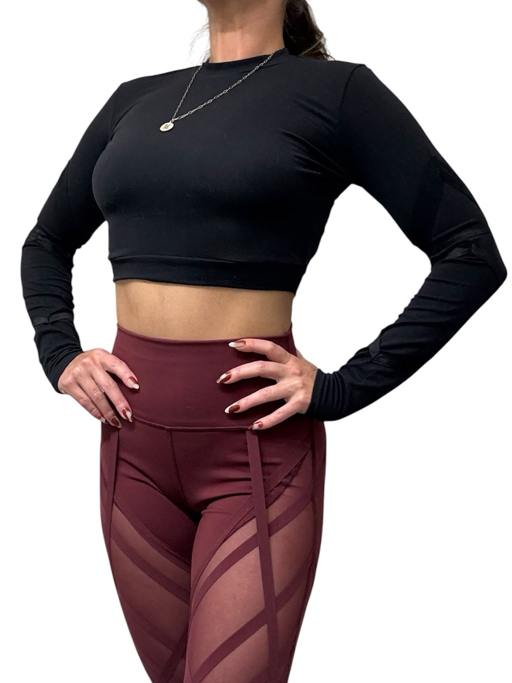Alo long sleeve crop (S)